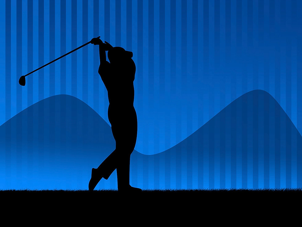 Golfer in blue at Steve Darmody Golf.jpe