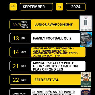 What's On in September