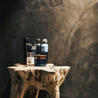 Dark Modern Powder Room Interior Design Vancouver