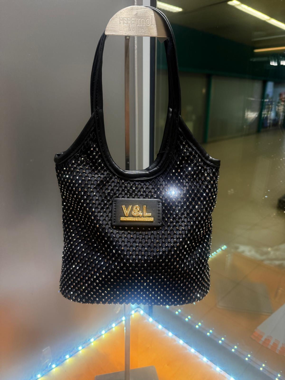 Bolso Tote Bag cadenat negre