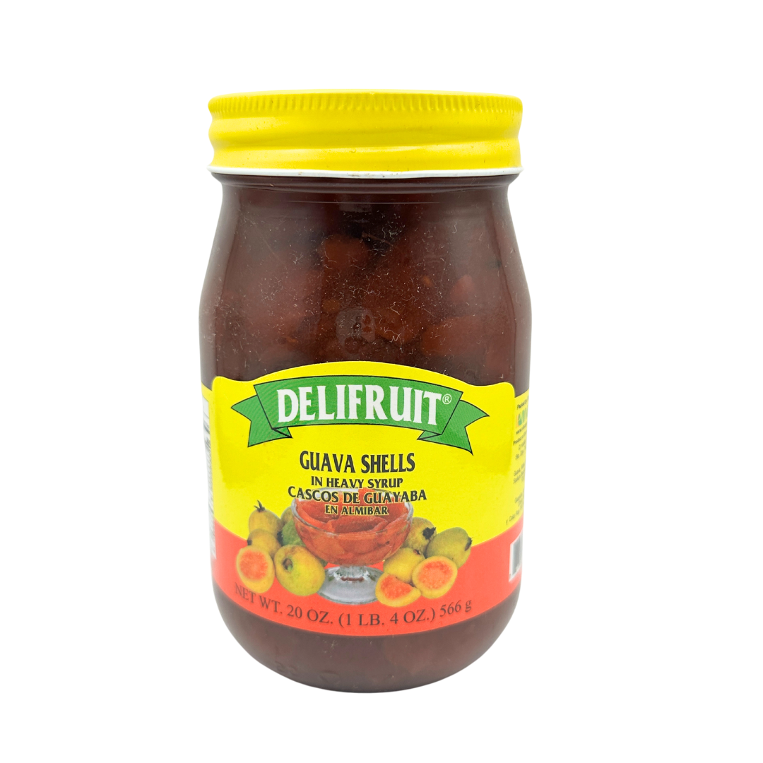 Delifruit Dominican Sweet Guava Shells in Heavy Syrup Dessert 20oz