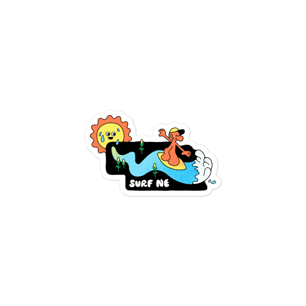 Surf NE - Bubble-free stickers