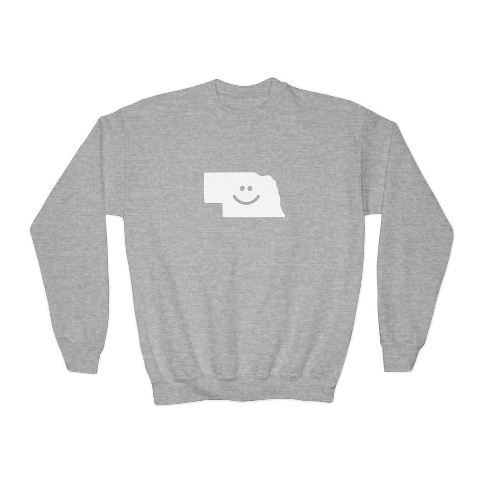 Thumbnail: NE Smile - Youth Crewneck Sweatshirt