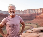 Man Standing with Red Rocks in back.png