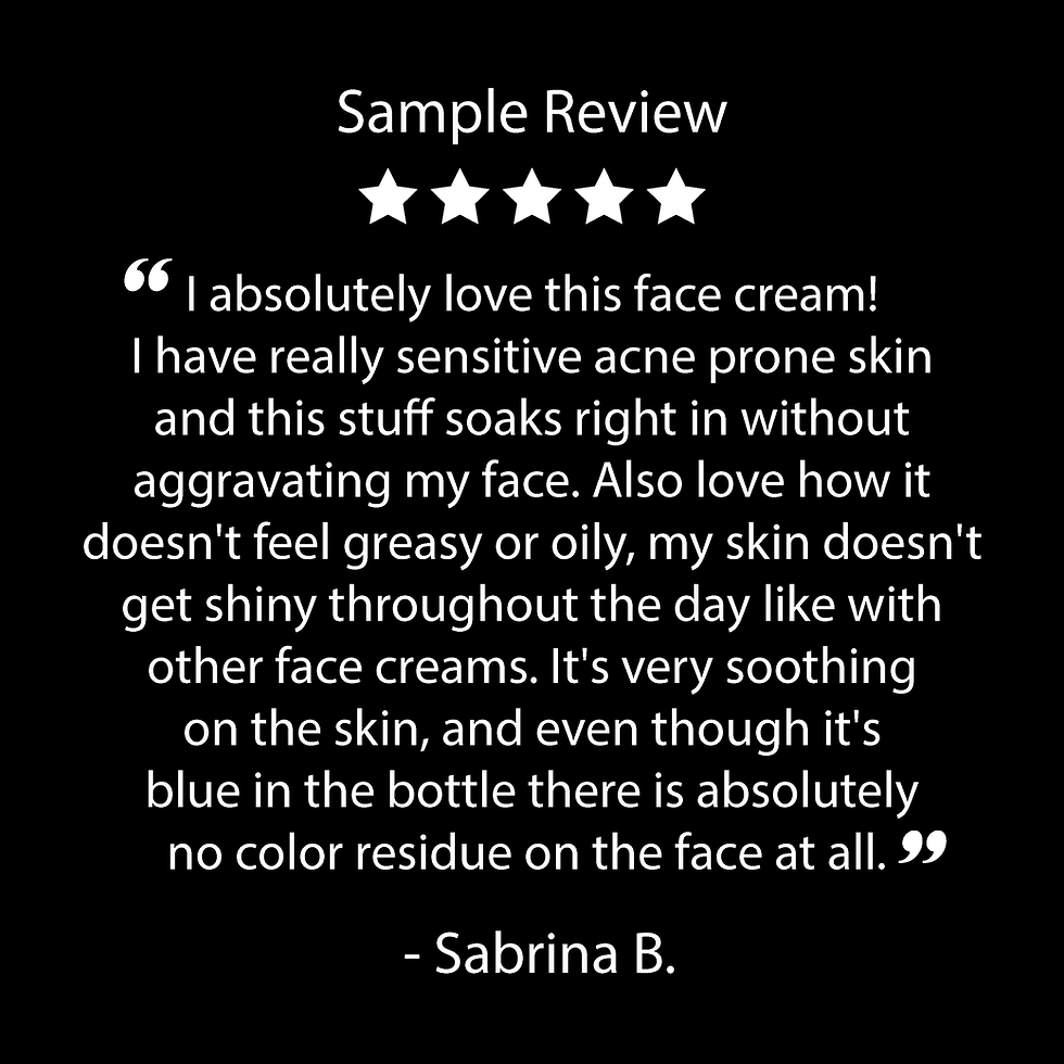 Thumbnail: Blue Tansy Facial Cream Moisturizer Lotion