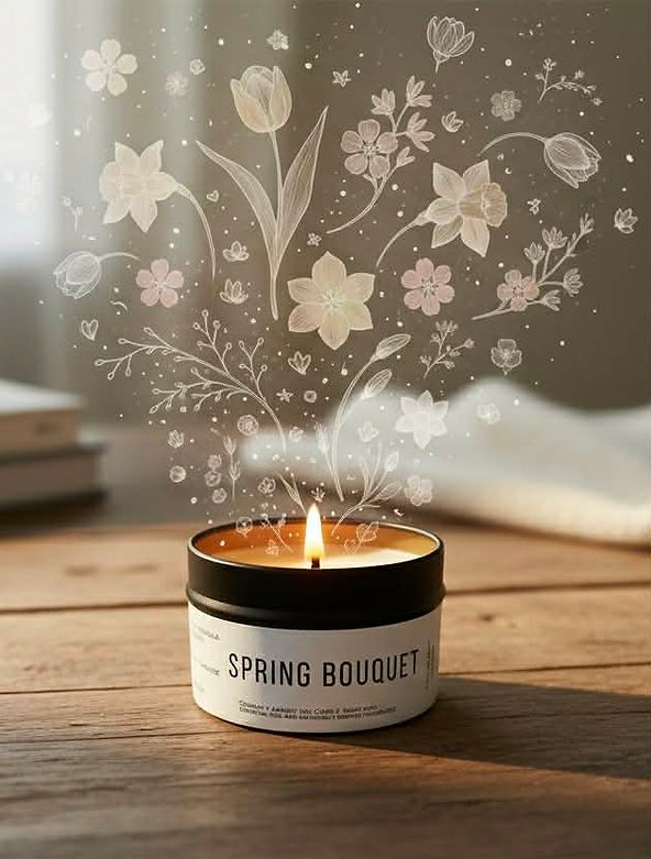Spring Bouquet Natural Candle Clean Burn.jpeg
