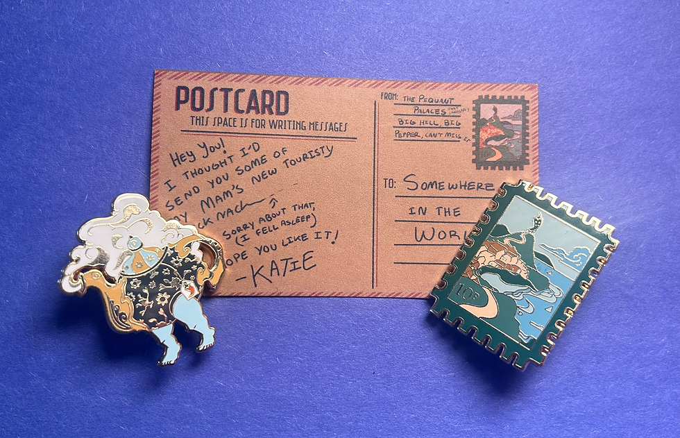 Thumbnail: Port Larkeney Postal Stamp Pin