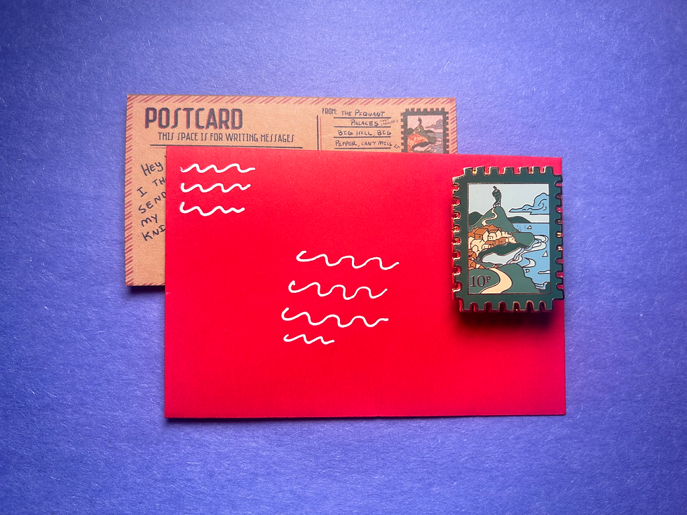 Thumbnail: Port Larkeney Postal Stamp Pin