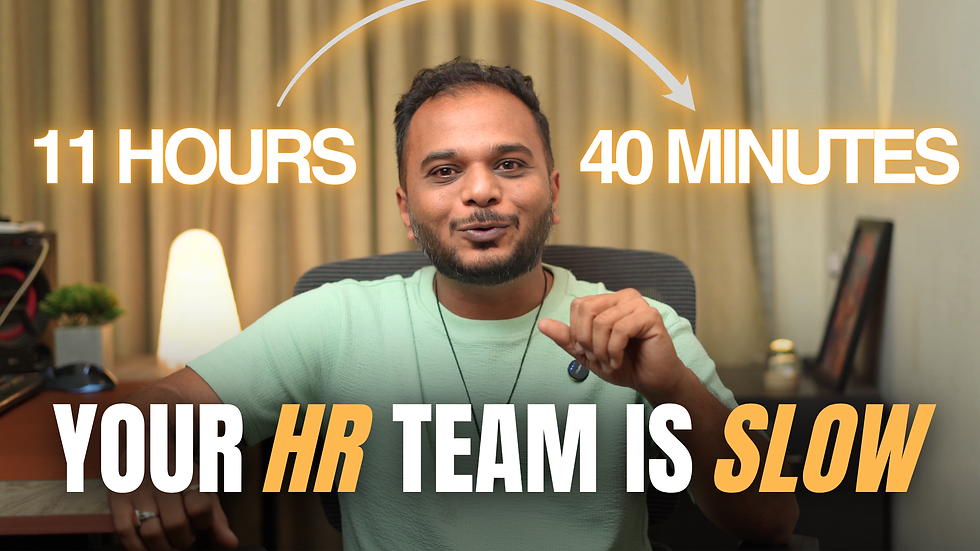 Saving 10 Hours of HR with AI