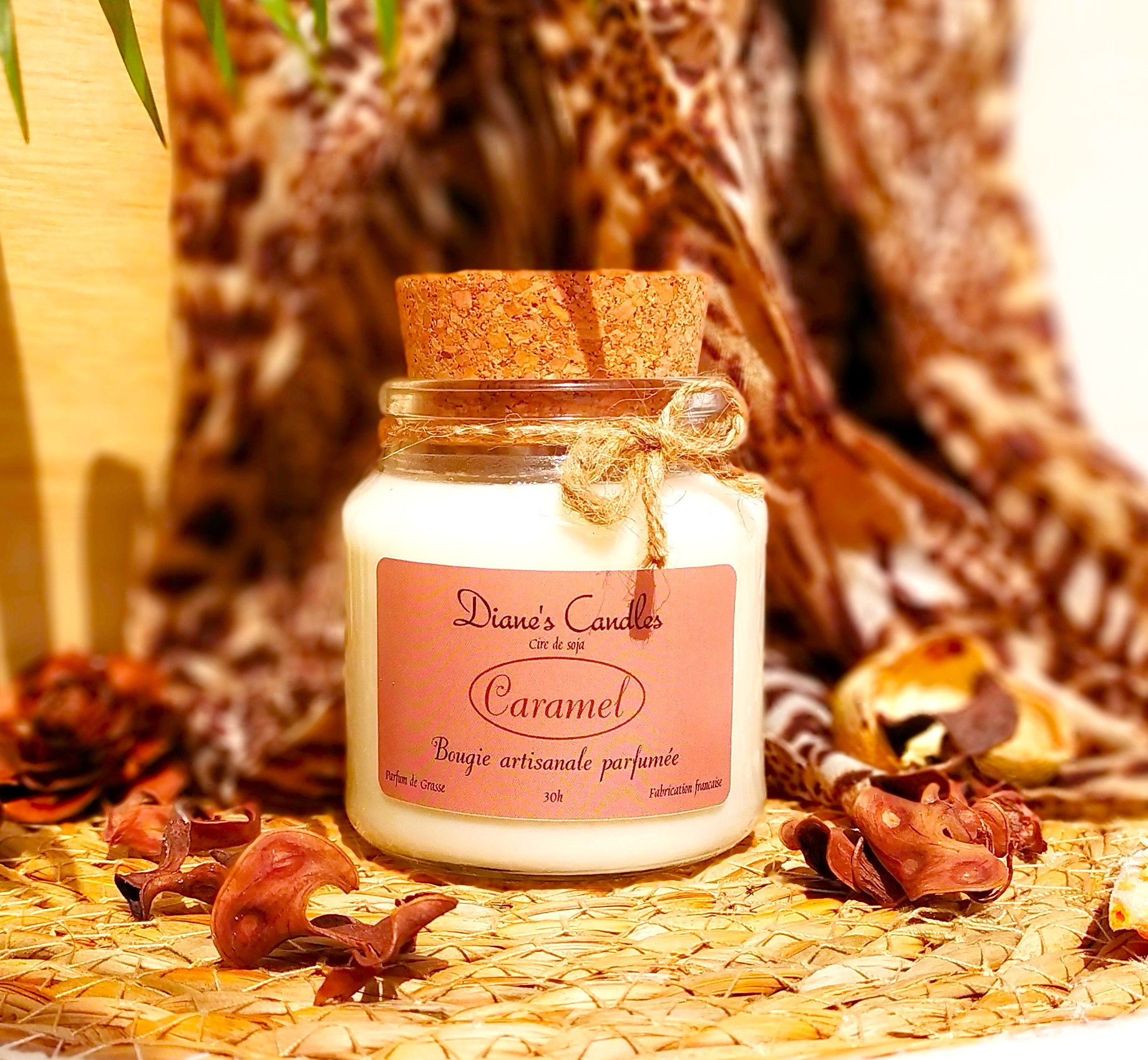 Bougie bonbonnière parfumée - Caramel