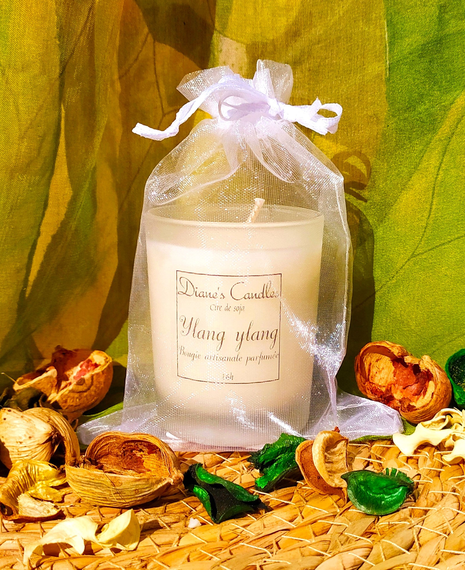 Bougie photophore parfumée - Ylang ylang