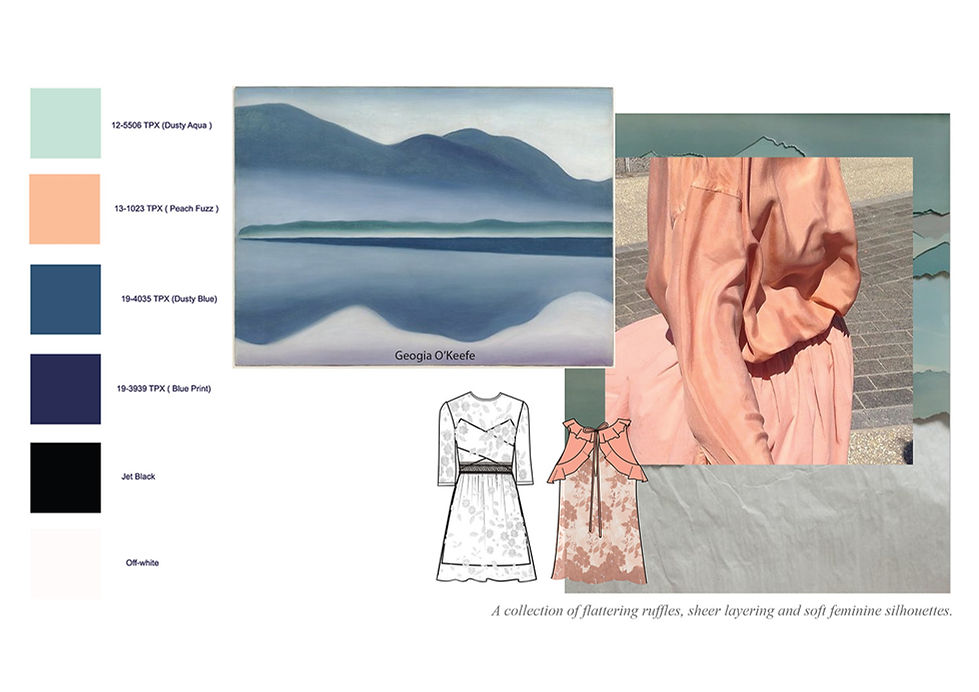fashion portfolio pink dress design