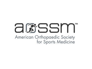 AOSSM logo with running athlete silhouette and text “American Orthopaedic Society for Sports Medicine.”