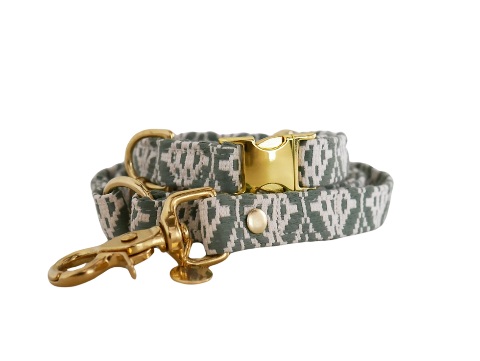 Miniaturbild: Halsband Orient | Oliv