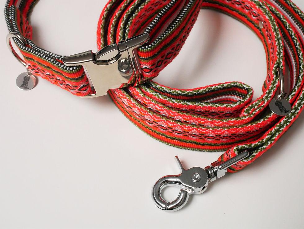 Miniaturbild: Halsband Boho | Orange