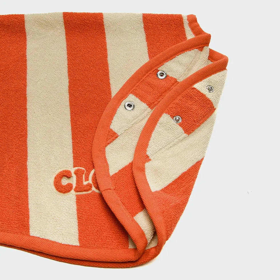 Thumbnail: Hundebademantel Wannsee Stripes
