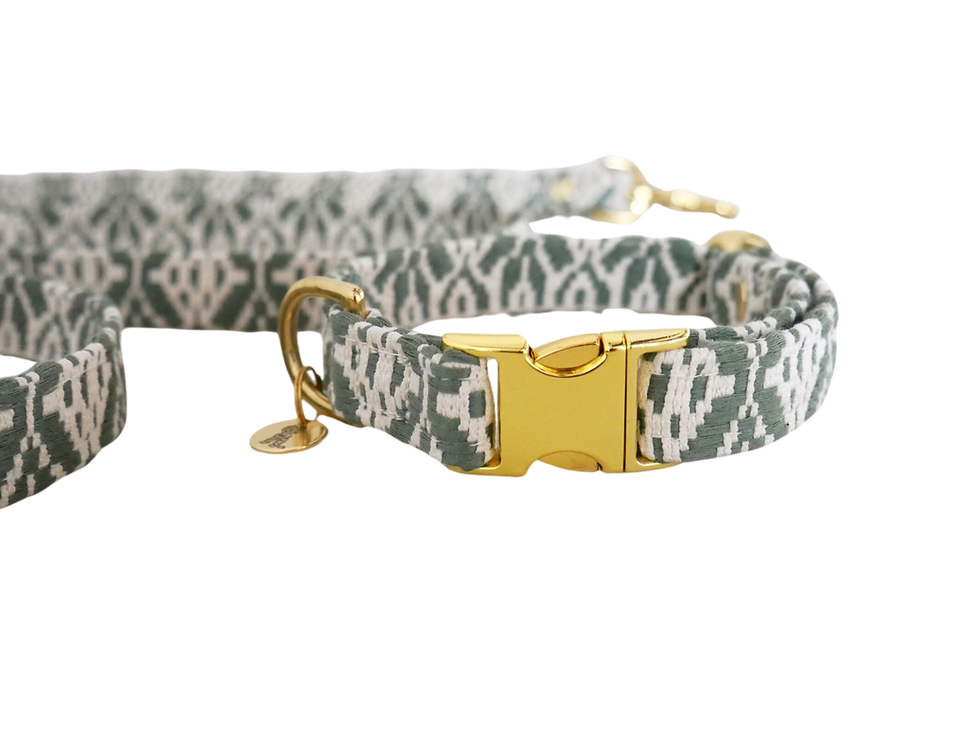 Miniaturbild: Halsband Orient | Oliv