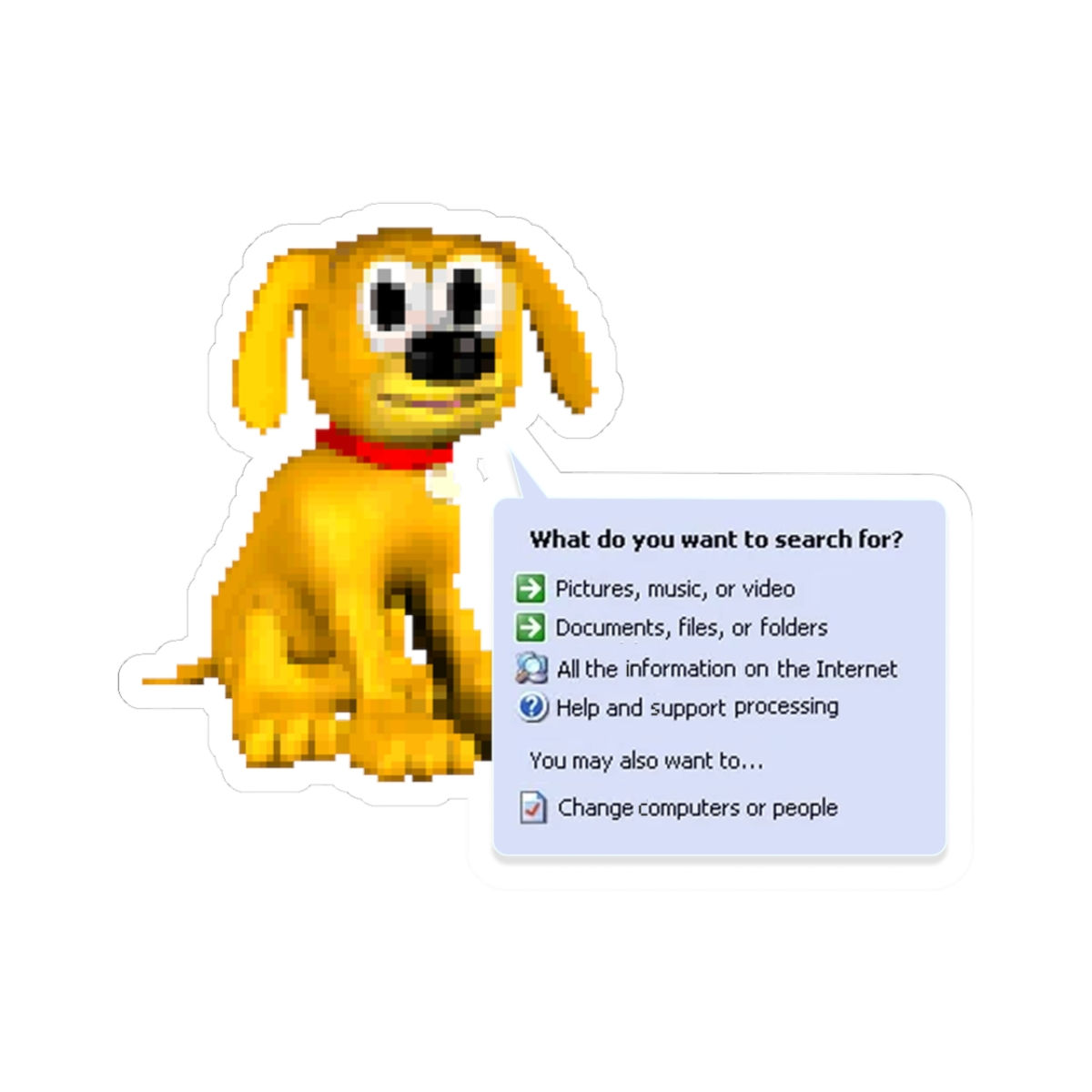 Rover the Dog Sticker