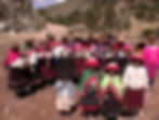 Mountain villagers in the Andes, Peru