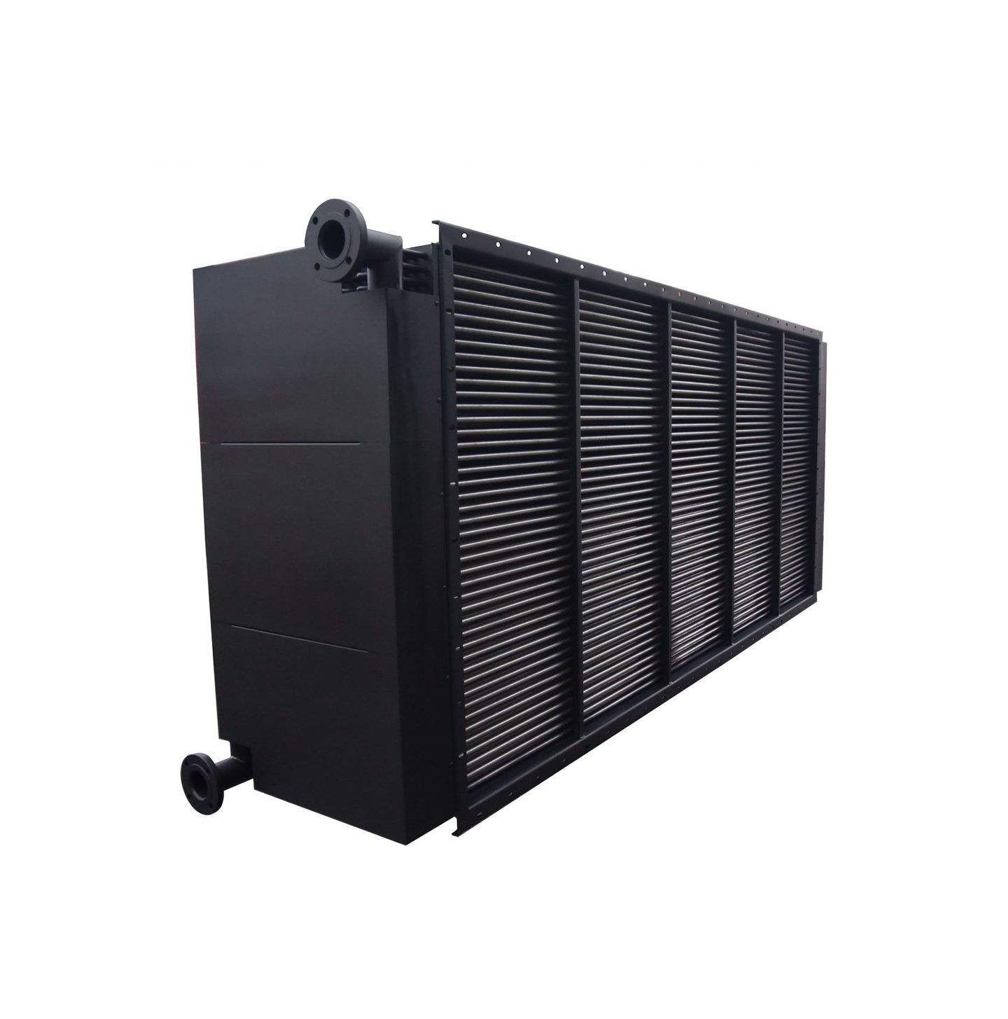 Air heater using thermal oil