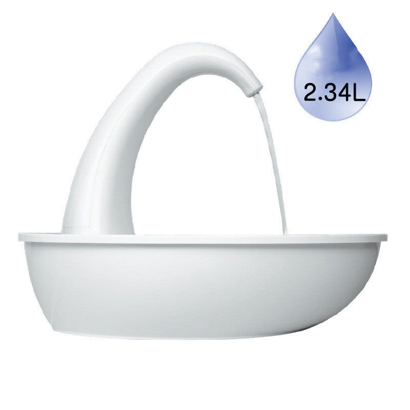 Thumbnail: Swan Pet Water Fountain – 2.36L Quiet USB Cat & Dog Fountain with Filter