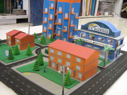 Maqueta Barrio de una ciudad