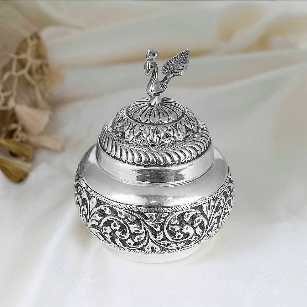 Silver Kumkum Boxes