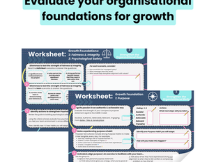 Worksheet: Evaluate your culture's foundations for human growth (premium content)