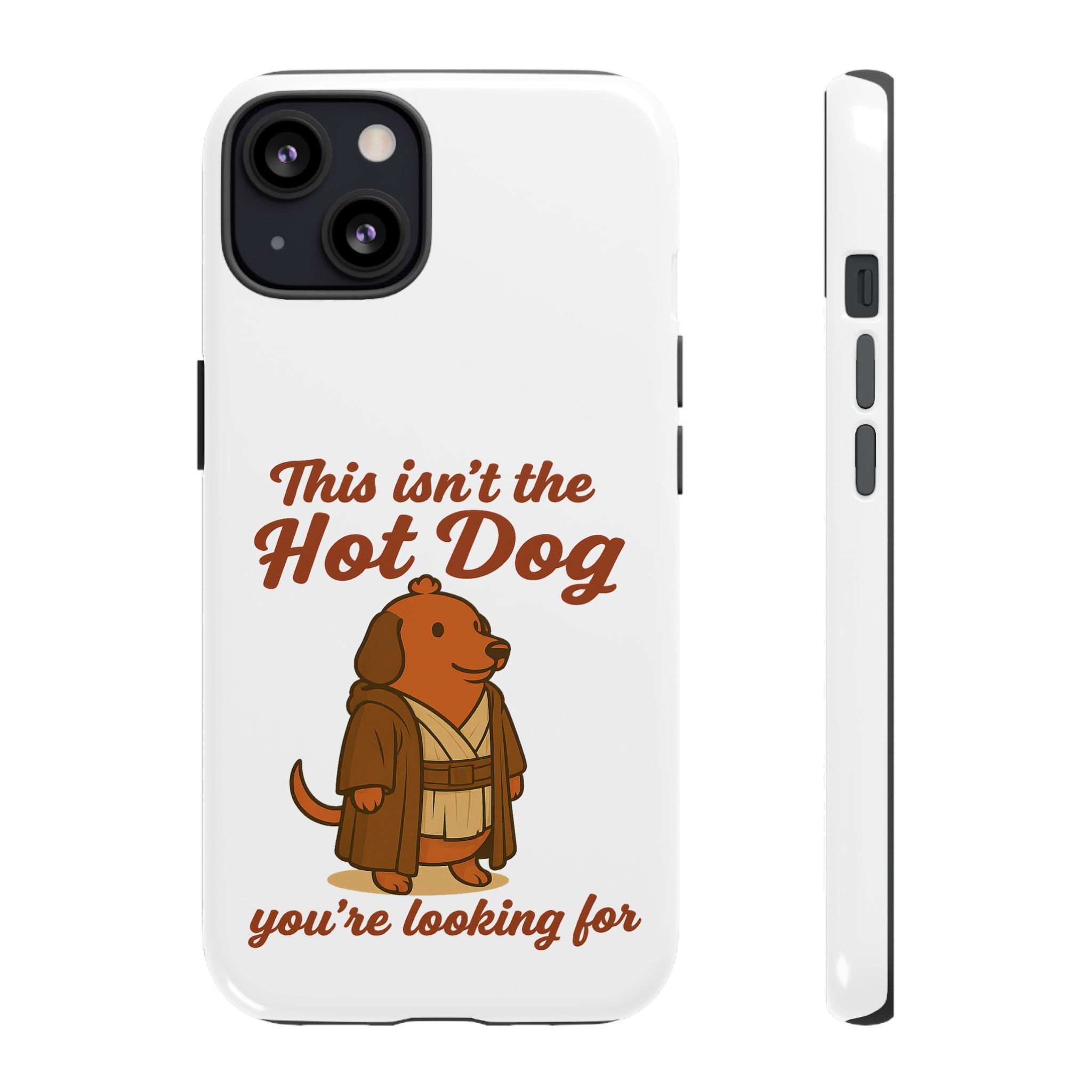 Phone Case — Bathrobe Hot Dog Funny Protective Case