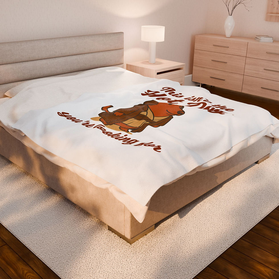 Thumbnail: Velveteen Plush Blanket —  Bathrobe Dachshund HotDog Cozy Throw