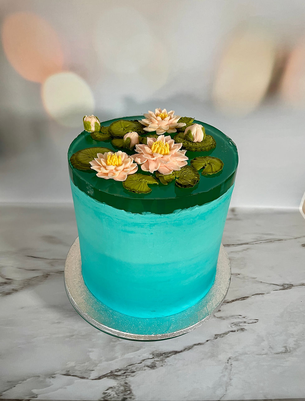 Thumbnail: Water Lily Birthday Cake