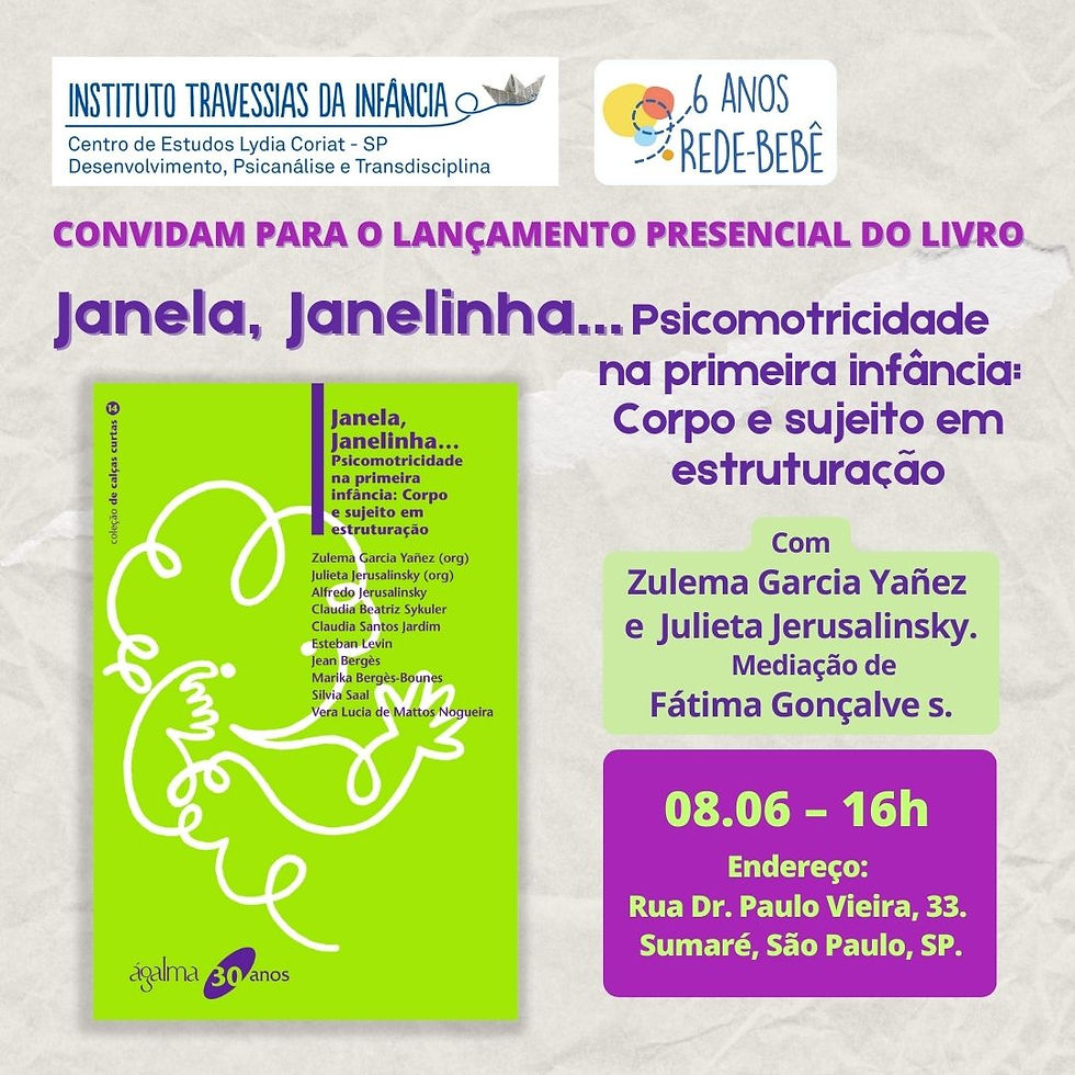 Janela, Janelinha: Psicomotricidade na primeira infancia: corpo e sujeito em estruturação