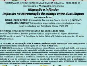 7º TECITURAS: migração e infância