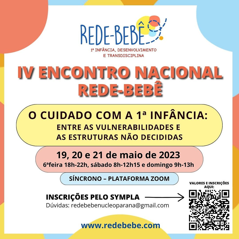 IV ENCONTRO NACIONAL DA REDE-BEBÊ: