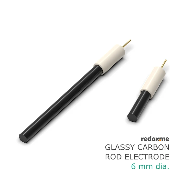 Glassy (Vitreous) Carbon Rod Electrode, 6 mm (RED-E-A/O-GCR)
