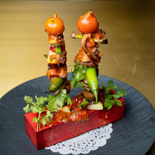OCTOPUT AND BEEF KABAB SR 75