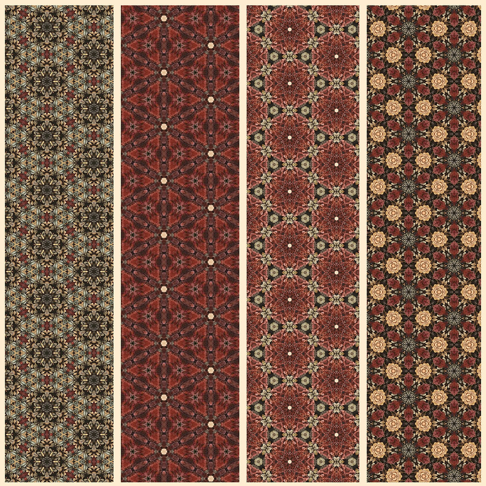 Thumbnail: Retro Roses Digital Prints