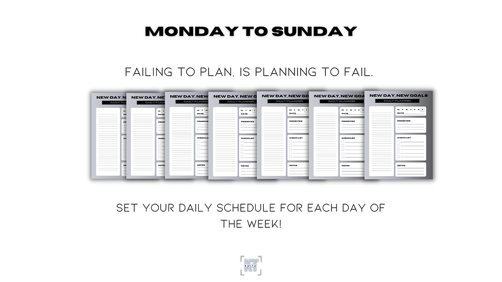Thumbnail: For The Fellas: Daily Planner, Productivity Planner, Itinerary