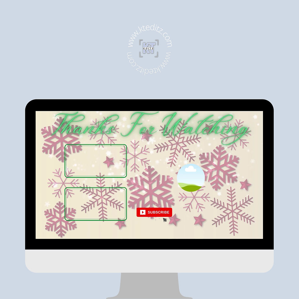 Thumbnail: Christmas Brand-Kit | YouTube Channel Kit | Editable Canva Template