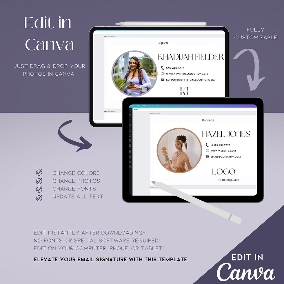 Thumbnail: Marketing | Branded Email Signature Template