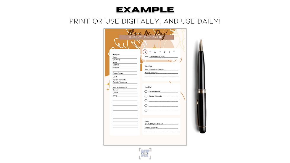 Thumbnail: Daily Planner, Productivity Planner, Itinerary