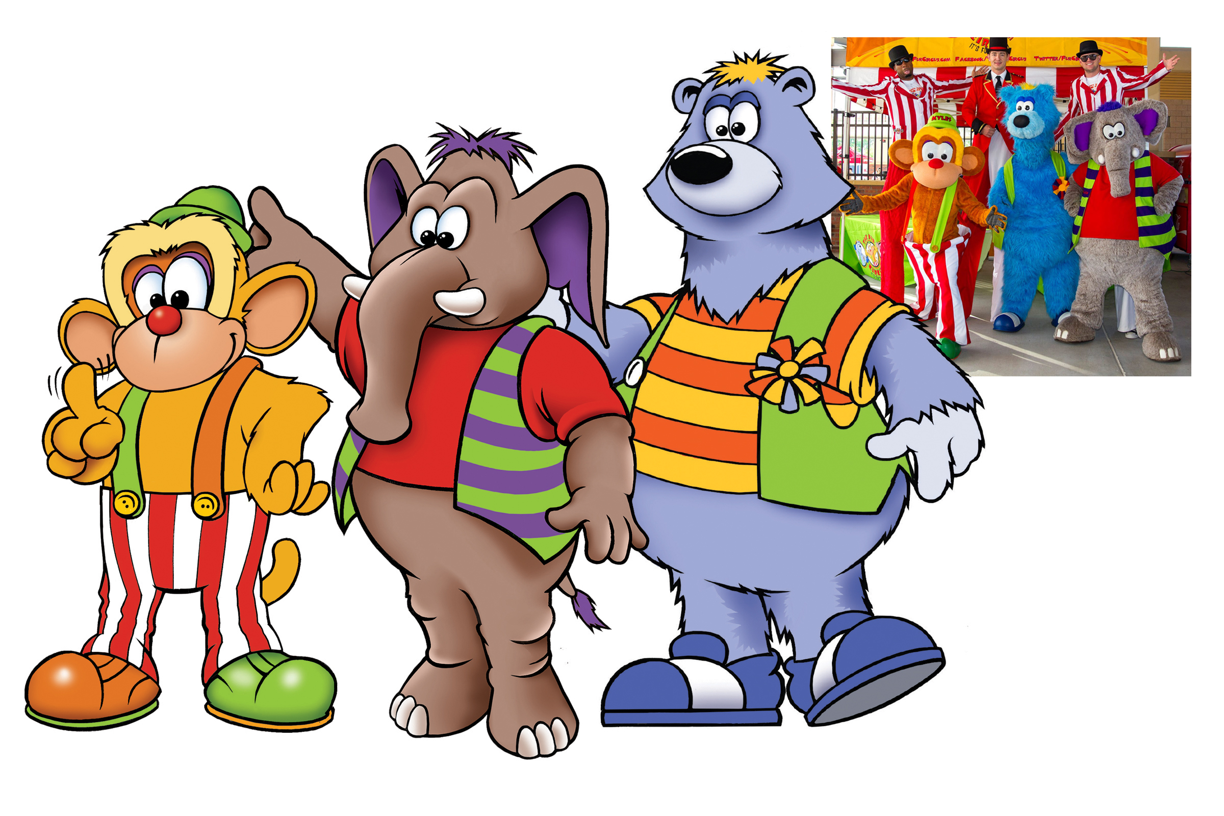 The Fur Circus - original characters