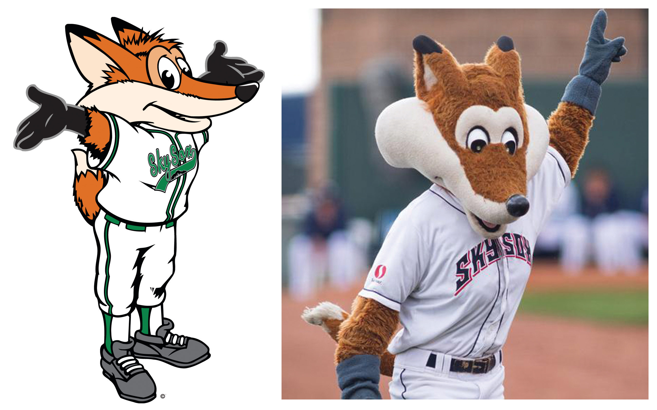 Sox the Fox - miLB Colorado Springs