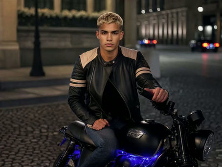 Young Puerto Rican New Yorker on a motorcycle who will speak about the career and success of Jorge Bolet