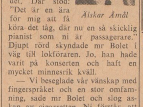 Jorge Bolet and the Train Driver