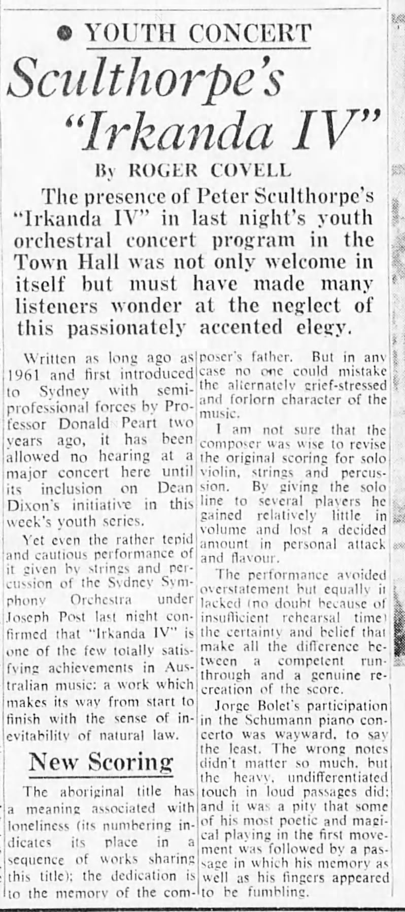 Australian reviews 1965