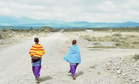Massai Kinder in Tansania