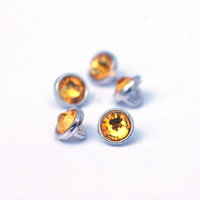 Thumbnail: 3mm Swarovski Crystal Buttons -Limited selection