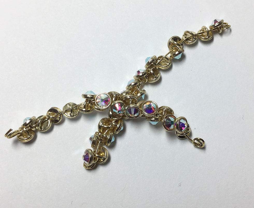 Thumbnail: 3mm Swarovski Crystal Buttons -Limited selection