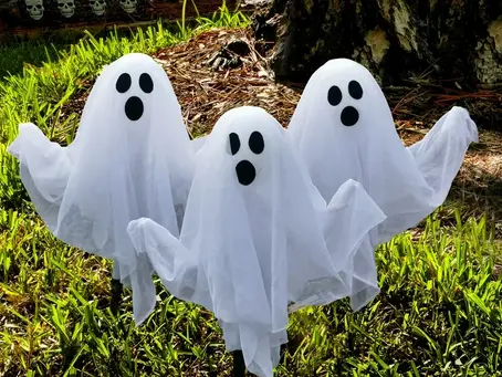 Fall Theme Halloween Yard Decorating Challenge